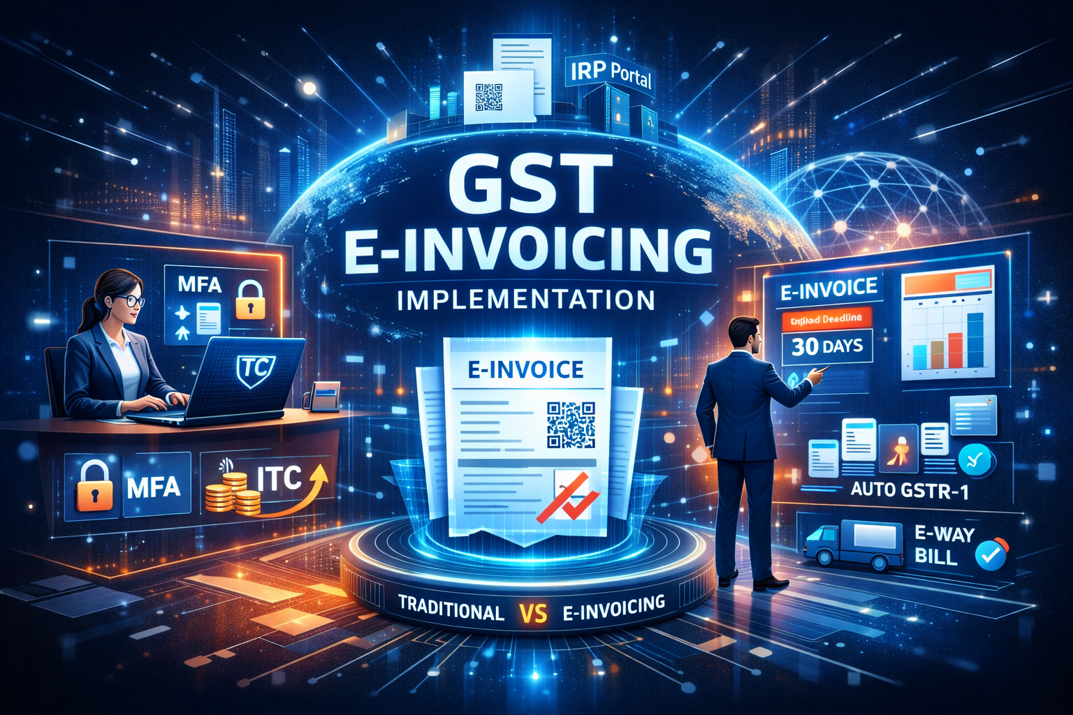 On a dark liver background, Airport luggage car carrying a luggage.